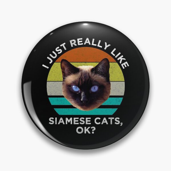 Item preview, I Just Really Like Siamese Cats, Ok? designed and sold by Cat Lady Designs.