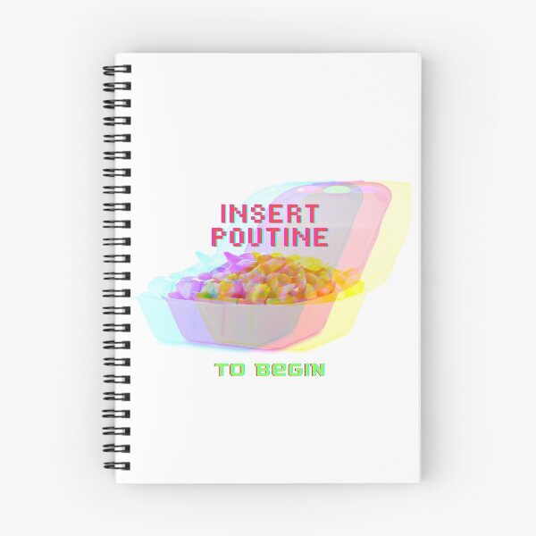 Aperçu de l'œuvre Insérer la poutine pour commencer créée et vendue par sillyaprons.