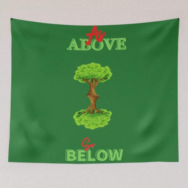 Item preview, As above so below - trees -spiritual teaching range designed and sold by bobla25.