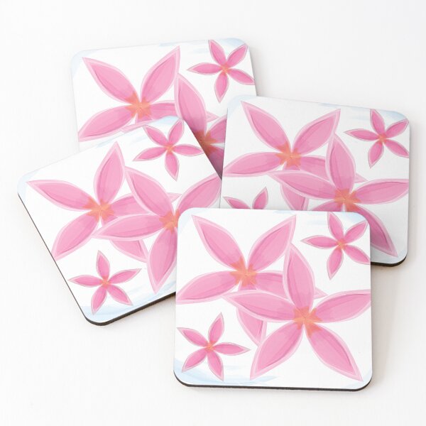 Item preview, Pink and Orange Pinwheel Watercolor Flowers in the Sky designed and sold by Shaloj.