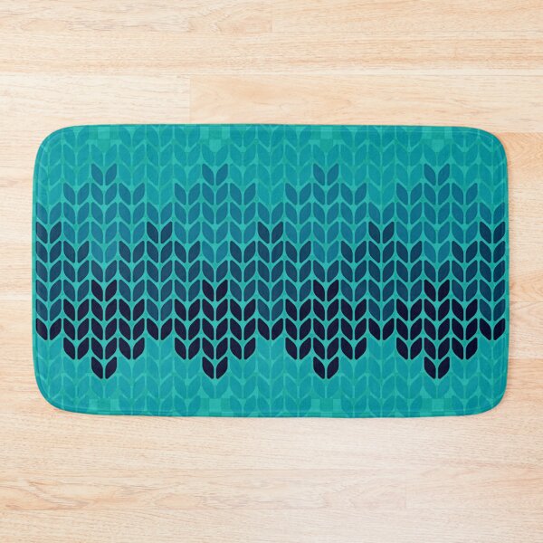 Item preview, Turquoise Knit Pattern designed and sold by Si-aidra.