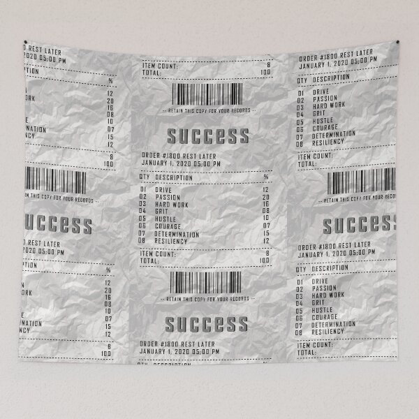 Item preview, Success receipt designed and sold by W&P Drae.