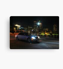 Night Out In Boston Canvas Print