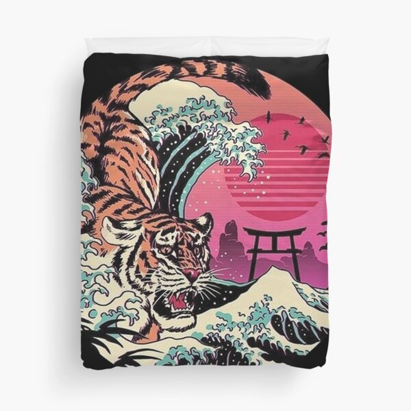 VAGUES DE TIGRE Housse de couette