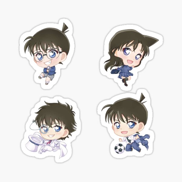 Detective Conan Stickers Redbubble - konan kid roblox