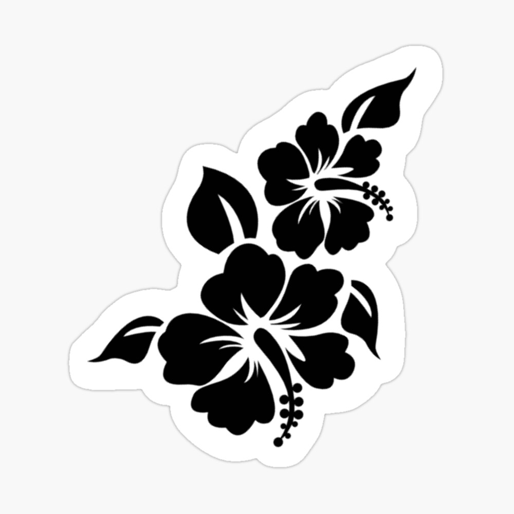 Red and White Hawaiian Shirt  Sticker for Sale by AlohaSurfShop