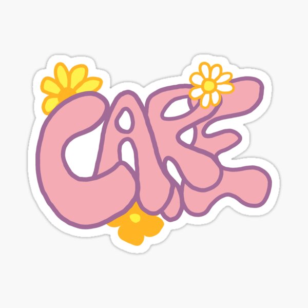 Item preview, 'Care' pink flower design (beabadoobee) designed and sold by scarlevie.