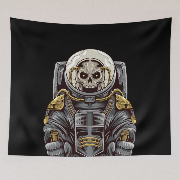Item preview, Crazy Astronaut Skull designed and sold by eDigi-Arts.