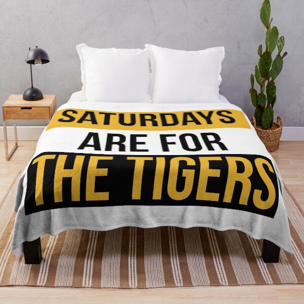 Item preview, Saturdays Are For The Tigers Shirts & Stickers designed and sold by alecleslie.