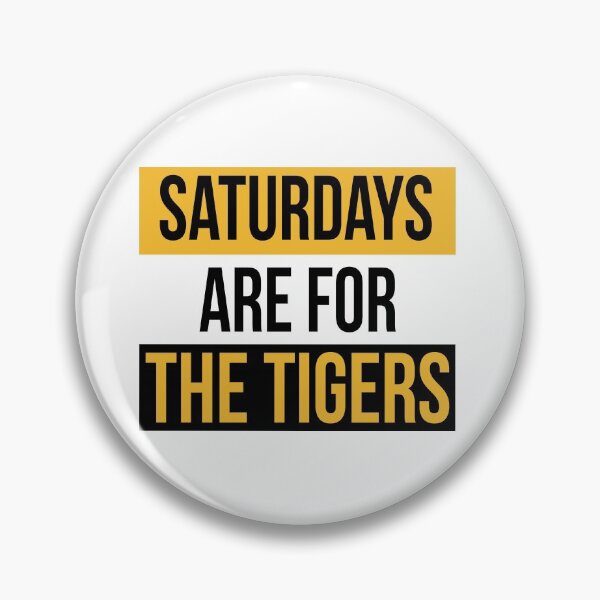 Item preview, Saturdays Are For The Tigers Shirts & Stickers designed and sold by alecleslie.