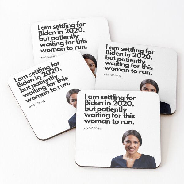 Item preview, Settle for Biden, Wait for AOC designed and sold by littlehapa.
