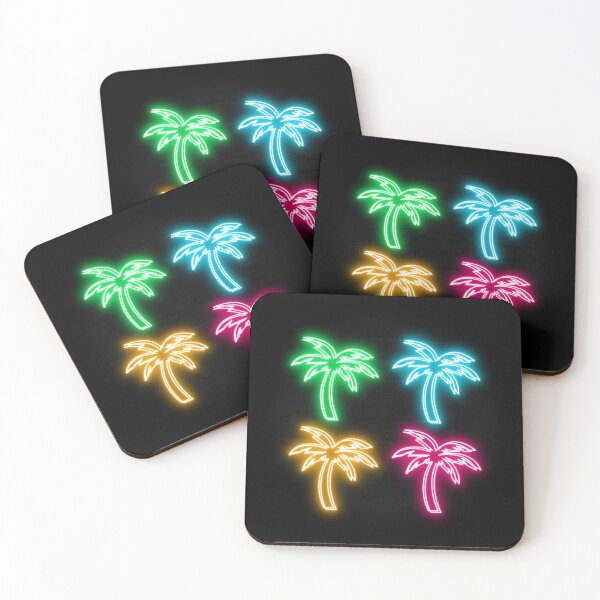 Item preview, Awesome Multicolored Neon Palm Trees designed and sold by dylanxh.