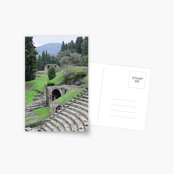 Roman Amphitheatre, Fiesole, Tuscany, Italy Postcard