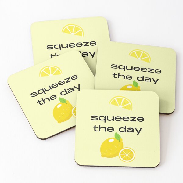Item preview, Squeeze the day fruity pun designed and sold by Felicity-K.