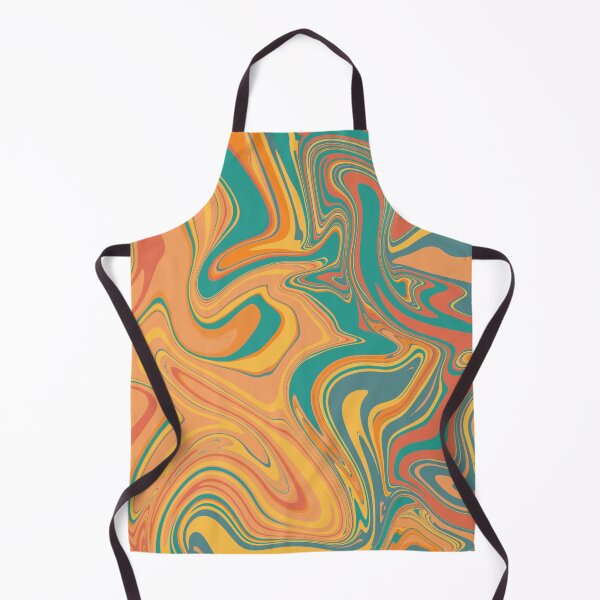 Item preview, Yellow orange teal swirl designed and sold by meghanzappia.