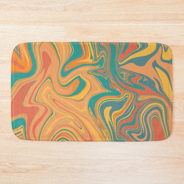 Item preview, Yellow orange teal swirl designed and sold by meghanzappia.