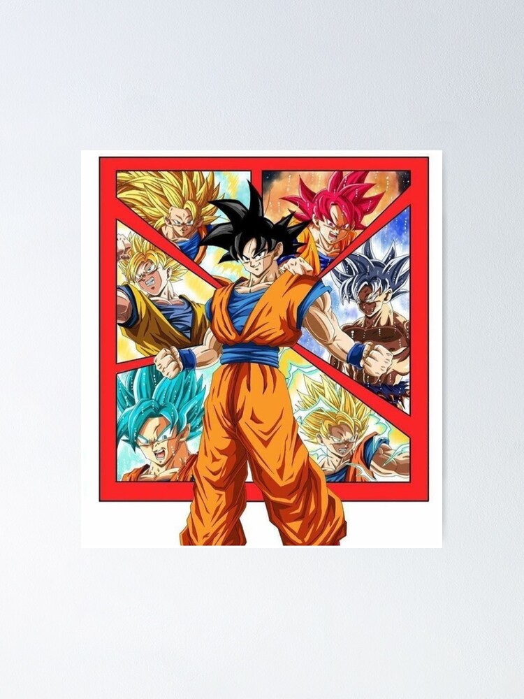 Super Saiyan 3 Goku Poster for Sale by BeeRyeCrafts