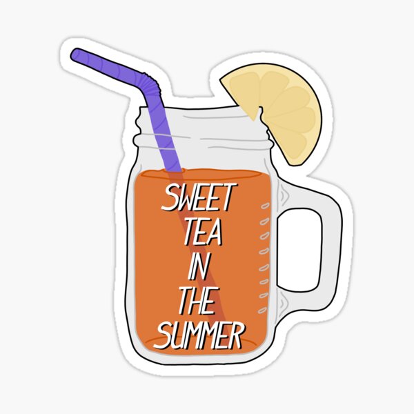 sweet-tea-in-the-summer-seven-folklore-sticker-for-sale-by