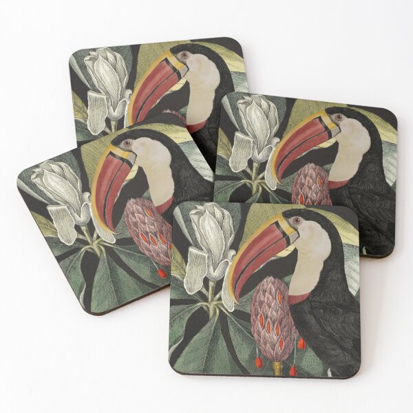 Item preview, Toucan Composite based on Umbrella Tree by Mark Catesby  designed and sold by TheCurators.