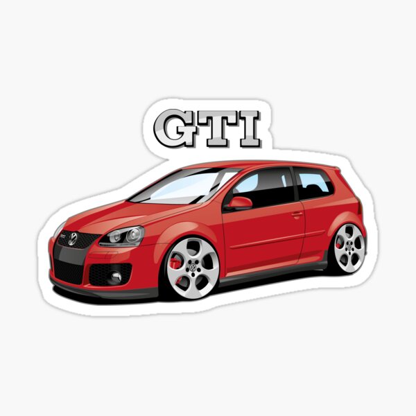 Golf 5 Stickers Redbubble - buying my spoiled kids new golf carts on bloxburg roblox