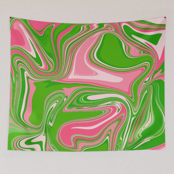 Item preview, Pink green swirl  designed and sold by meghanzappia.