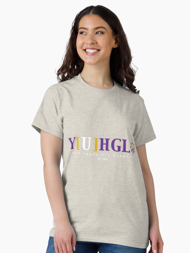 Thumbnail 1 of 7, Classic T-Shirt, YuhGlo Acronym I designed and sold by yuhglostore.