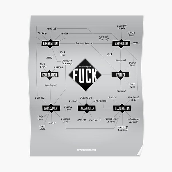 A Taxonomy of Fuck Poster