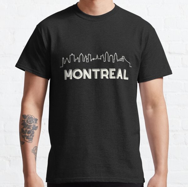 Montreal City Skyline T-Shirts for Sale | Redbubble