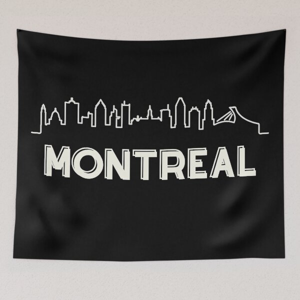 Item preview, Montreal City Skyline (White) designed and sold by sillyaprons.