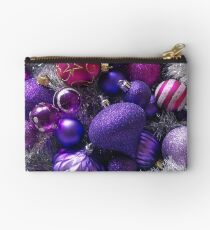 Lila Weihnachtsschmuck Täschchen