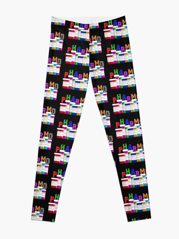 Alternate view of Pharmacist PharmD Prescription Bottles Leggings
