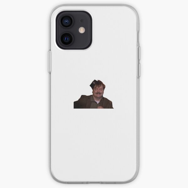 drunk ron swanson iPhone Soft Case