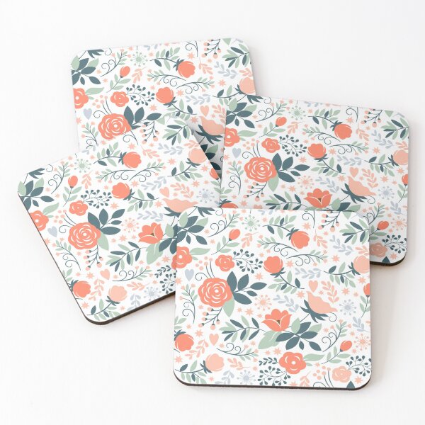 Item preview, pastel floral pattern designed and sold by Abbygcarter.