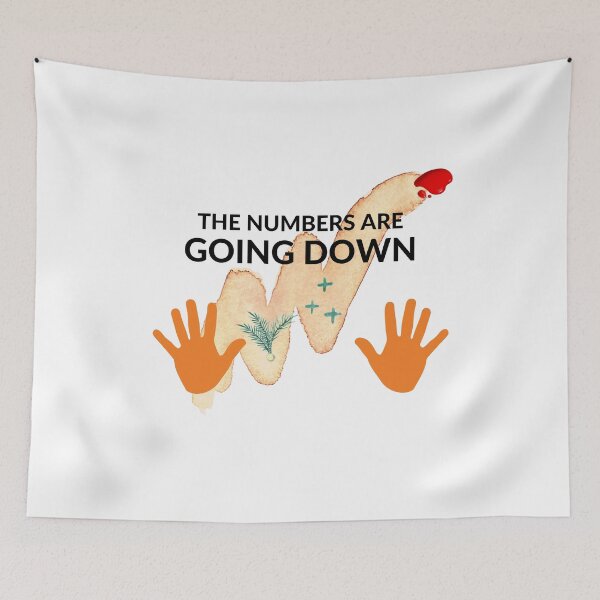 Item preview, The Numbers Are Going Down designed and sold by nsonoda21.