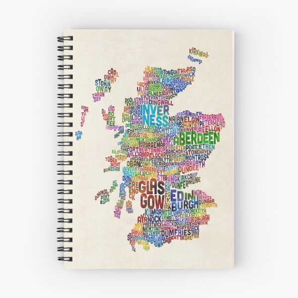 Item preview, Scotland Typography Text Map designed and sold by ArtPrints.
