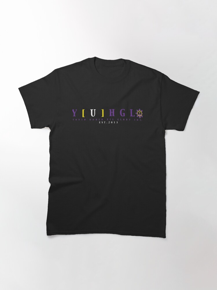 Thumbnail 3 of 7, Classic T-Shirt, YuhGlo Acronym II designed and sold by yuhglostore.