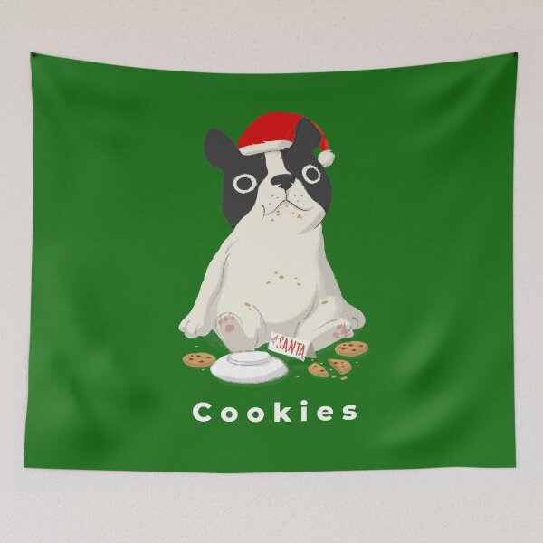 Item preview, Naughty Christmas dog with cookie crumbs designed and sold by Luvjesus2.