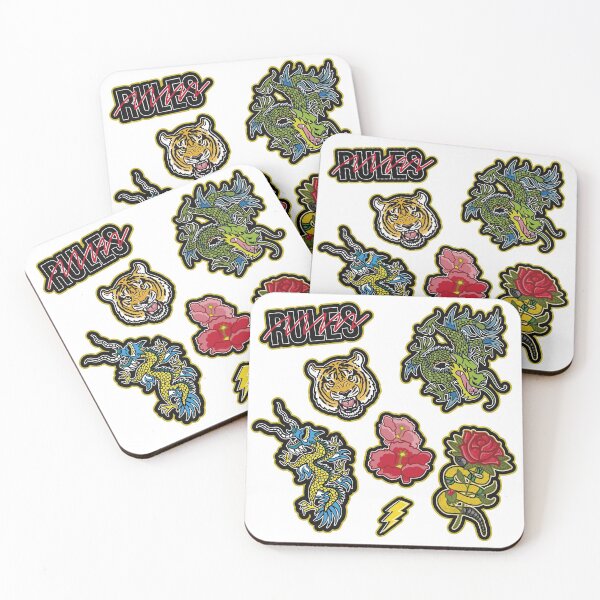 Item preview, Cool Tattoo Stickers designed and sold by mischellero.