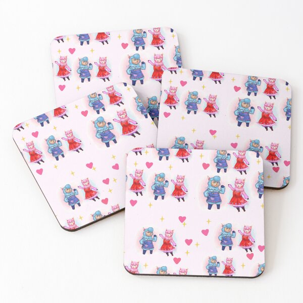Item preview, cycy & reeeee pattern designed and sold by trashcangoddess.
