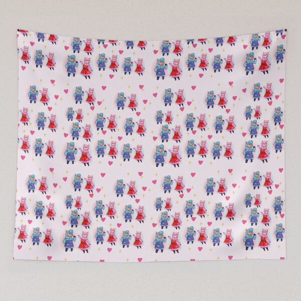Item preview, cycy & reeeee pattern designed and sold by trashcangoddess.