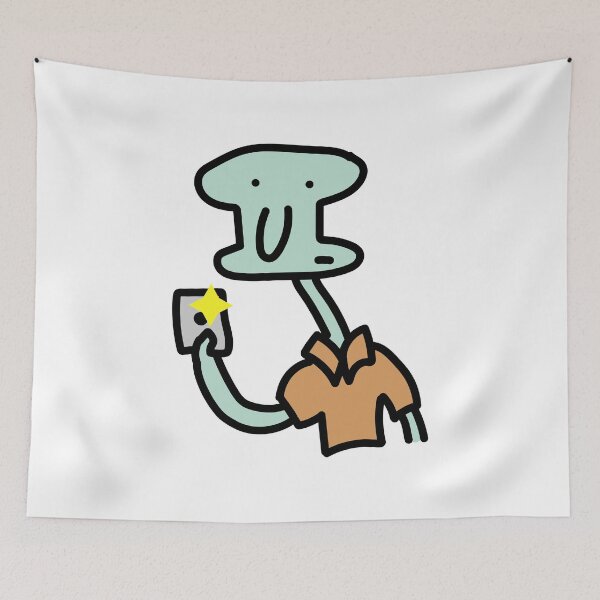 Item preview, Poorly Drawn Squidward designed and sold by SaltyTuba.