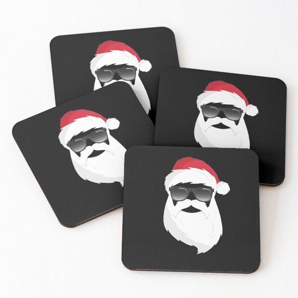 Item preview, Santa Claus Beard Hipster Glasses Christmas Xmas Graphic designed and sold by SpookshowDesign.