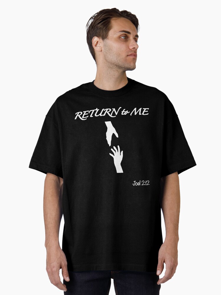 Thumbnail 2 of 7, Oversized T-Shirt, Return to Me Vertical Logo designed and sold by yuhglostore.