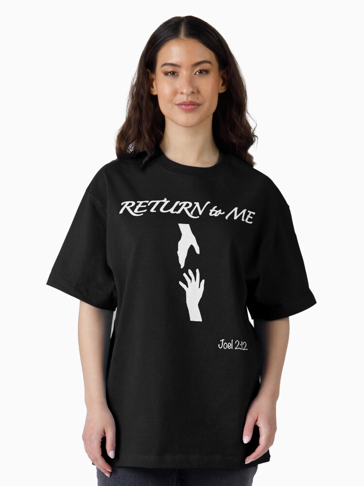 Thumbnail 1 of 7, Oversized T-Shirt, Return to Me Vertical Logo designed and sold by yuhglostore.