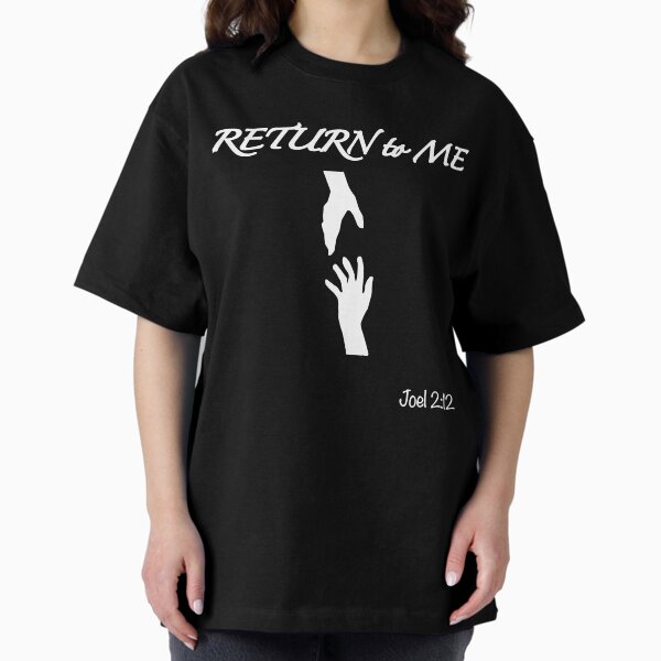 Return to Me Vertical Logo Oversized T-Shirt