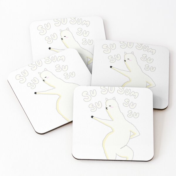 Item preview, Mi Pan Su Su Sum TikTok Song Dancing Llama Illustration designed and sold by ruepix.