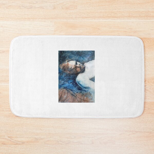 Item preview, Travis sleeping : pastel and conte drawing designed and sold by Roz McQuillan Fine Art & Photography.