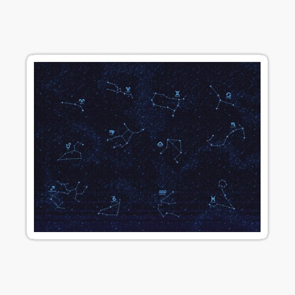 Zodiac Constellations Sticker