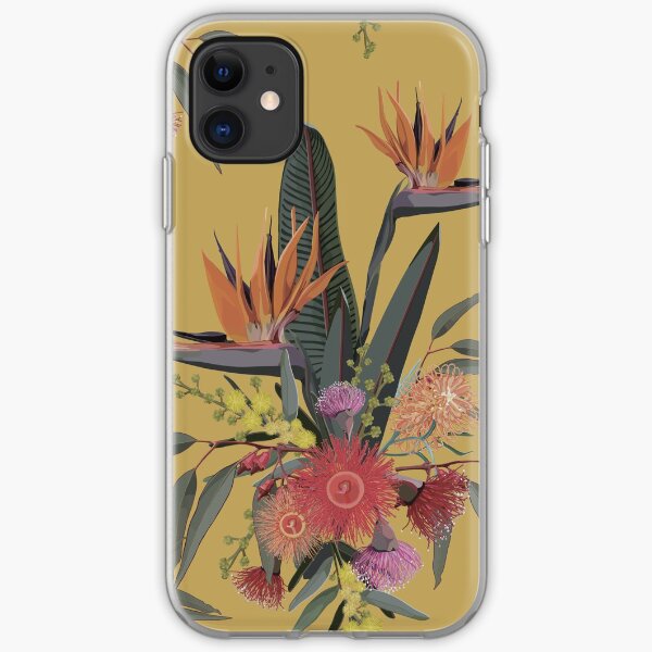Australian Tropical Bloom - Vintage Warm Palette iPhone Soft Case
