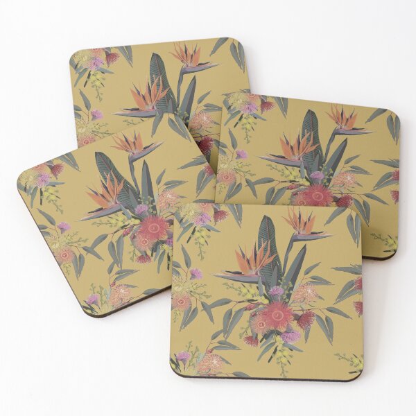 Item preview, Australian Tropical Bloom -  Vintage Warm Palette designed and sold by Sketchbook Designs.
